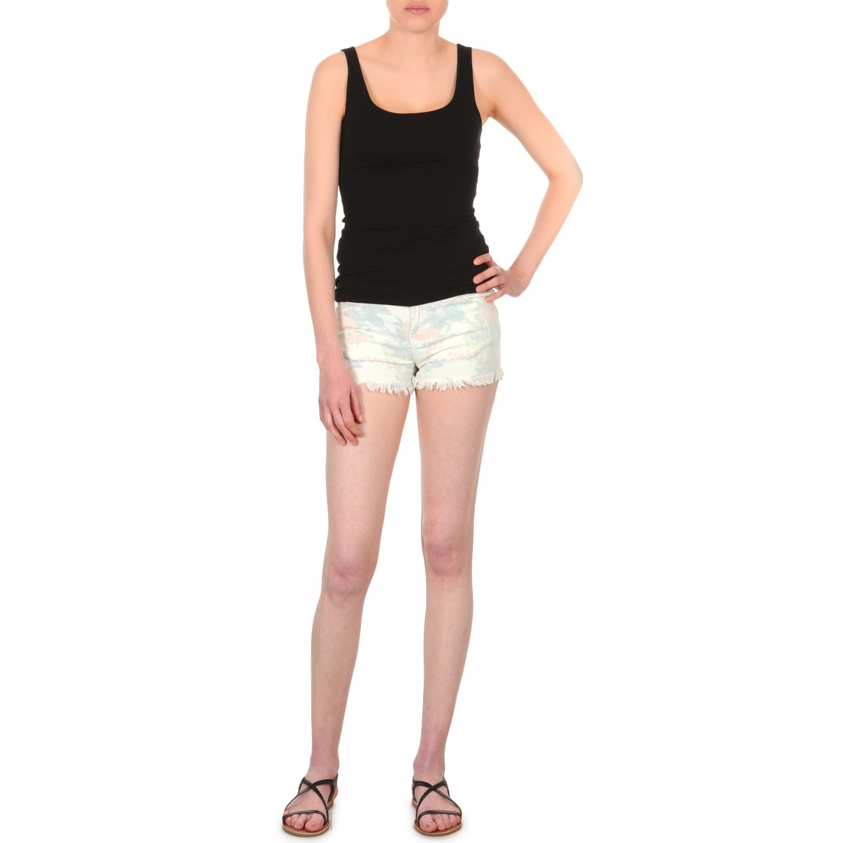 Spartoo - White Shorts School Rag Woman GOOFASH