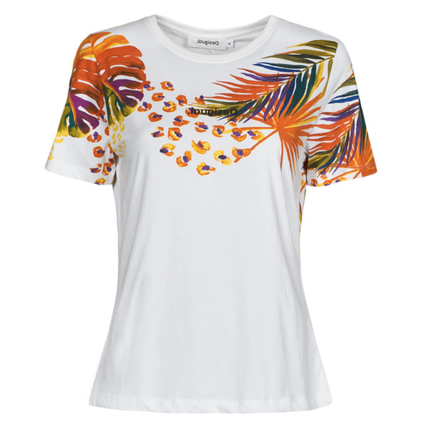 Spartoo - White T-Shirt for Women from Desigual GOOFASH