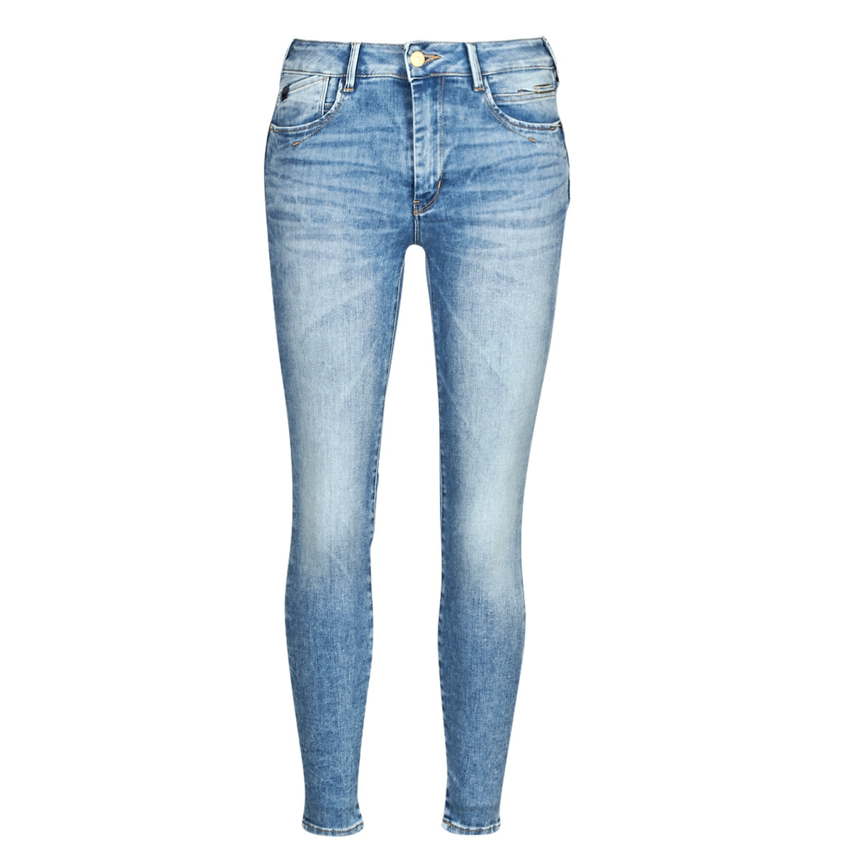 Spartoo Woman Skinny Jeans in Blue from Le Temps des Cerises GOOFASH