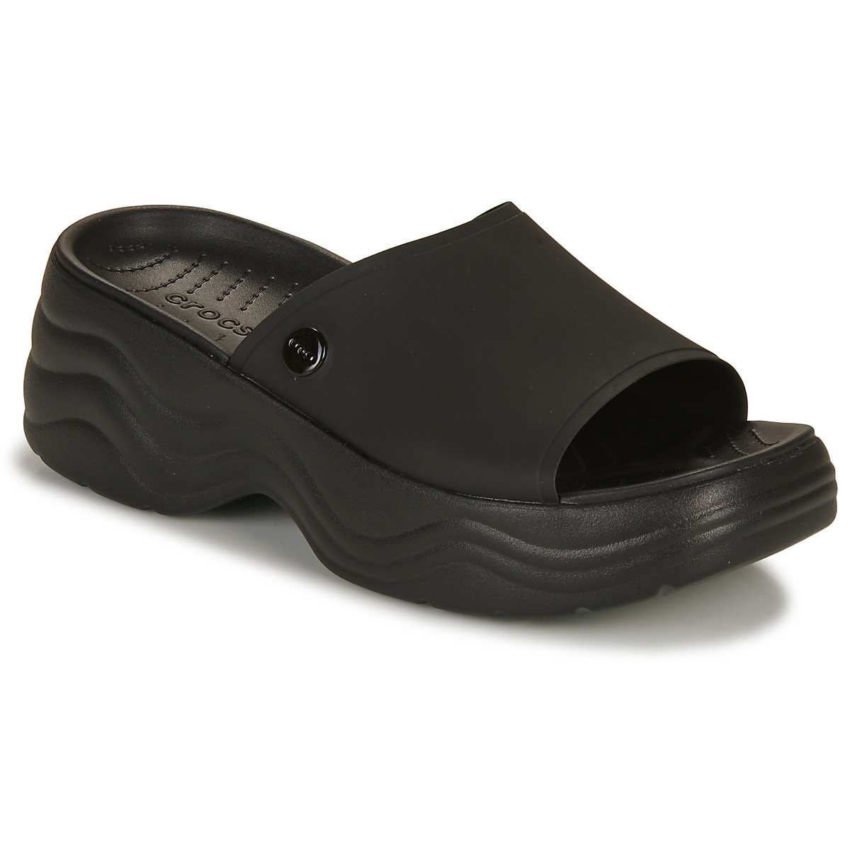 Spartoo - Woman Slippers in Black - Crocs GOOFASH