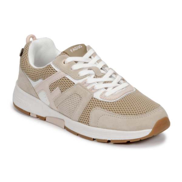 Spartoo - Woman Sneakers Beige by Faguo GOOFASH