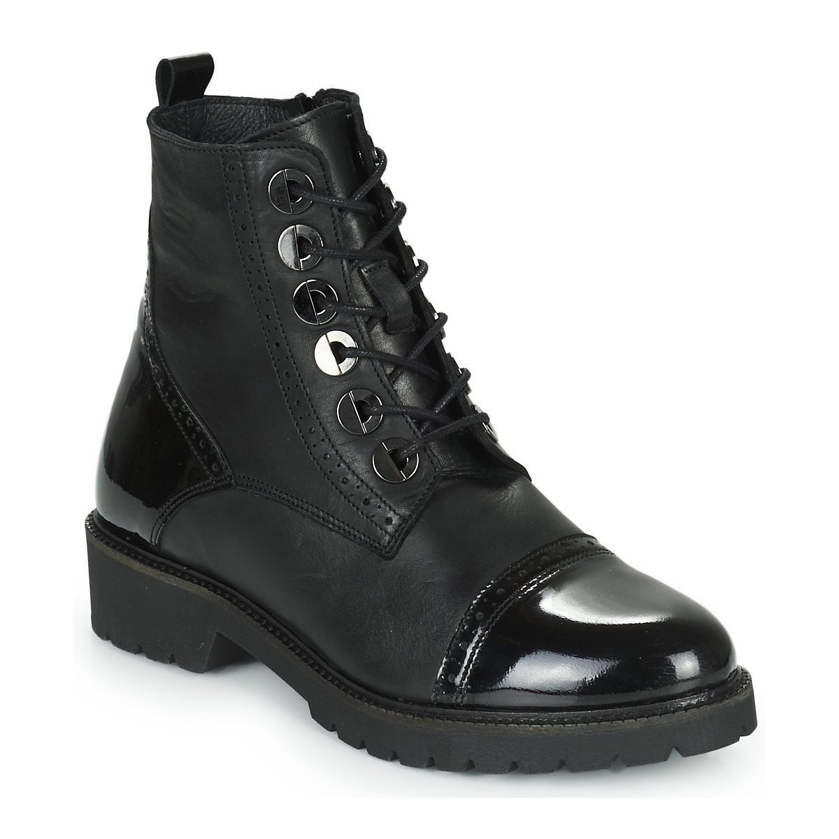 Spartoo - Women's Black Boots GOOFASH