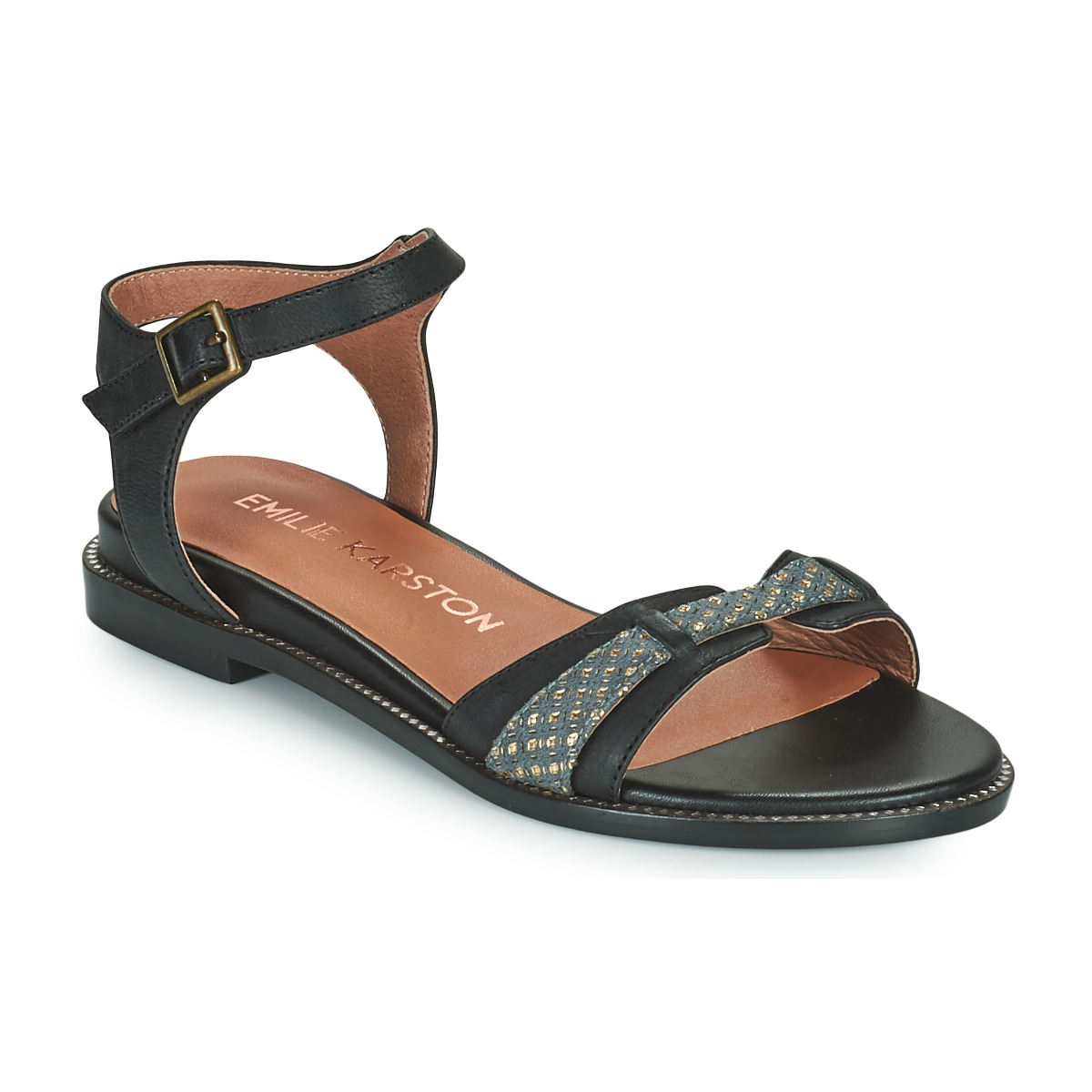 Spartoo - Womens Sandals Black from Karston GOOFASH