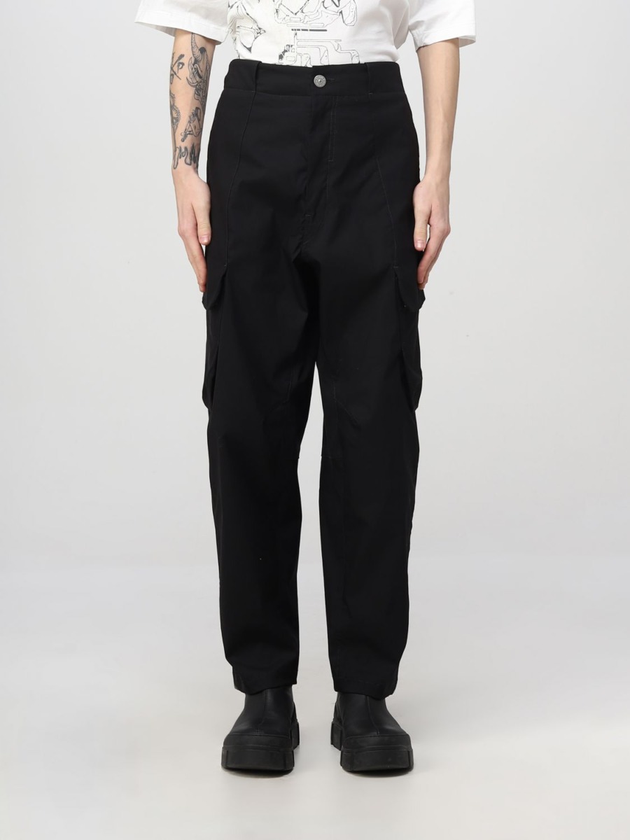 Stone Island Shadow Project Gent Trousers Black at Giglio GOOFASH