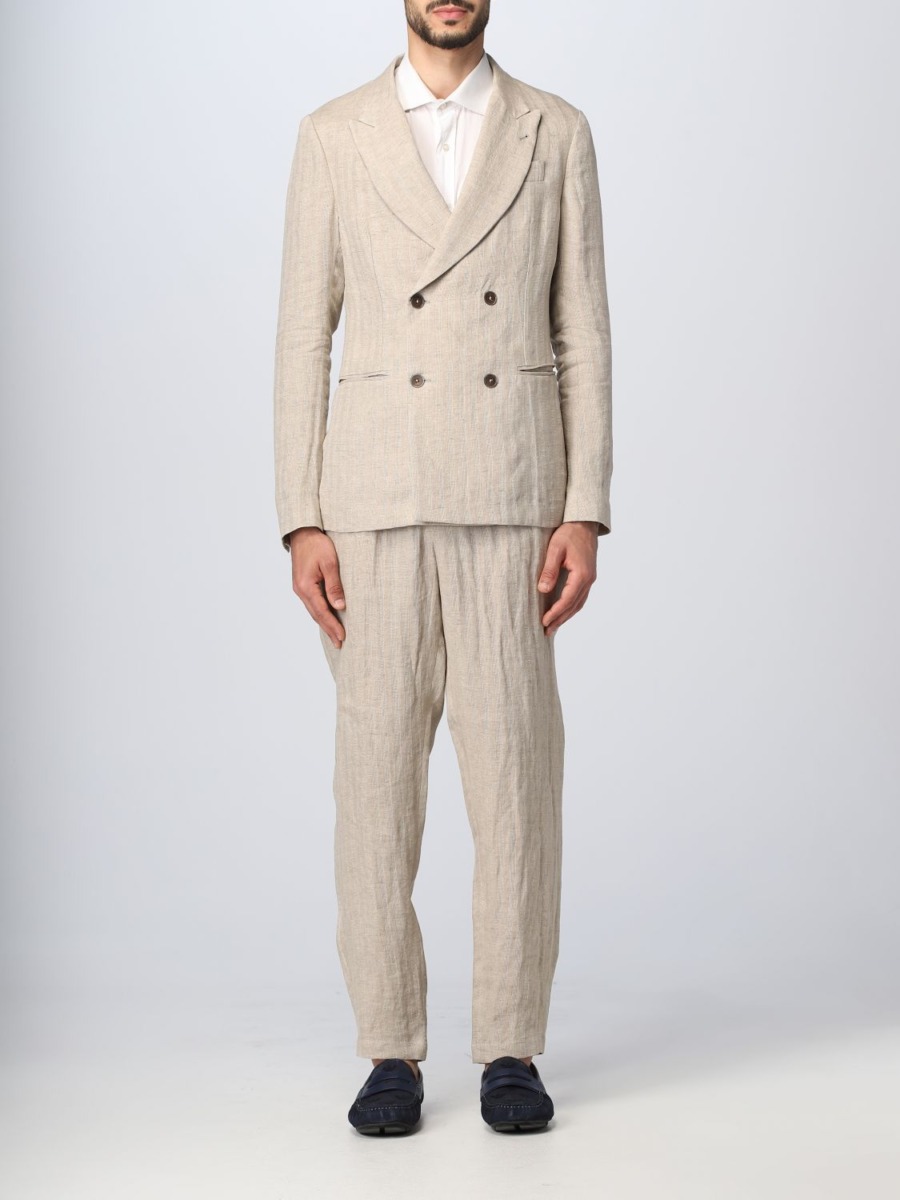 Suit in Beige - Giglio - Armani GOOFASH