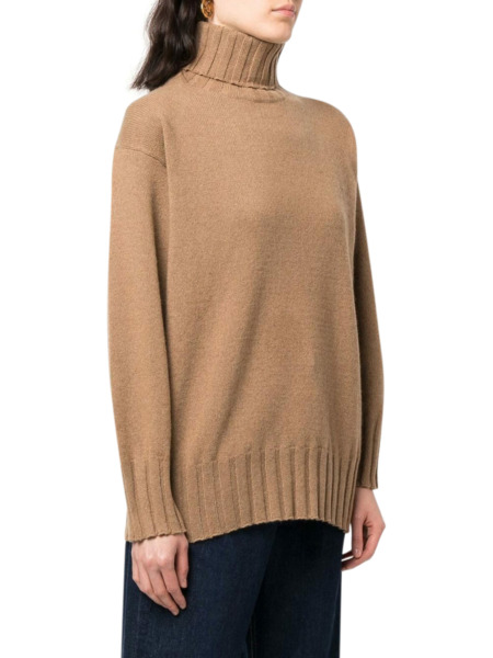 Suitnegozi Ladies Brown Sweater from Malo GOOFASH