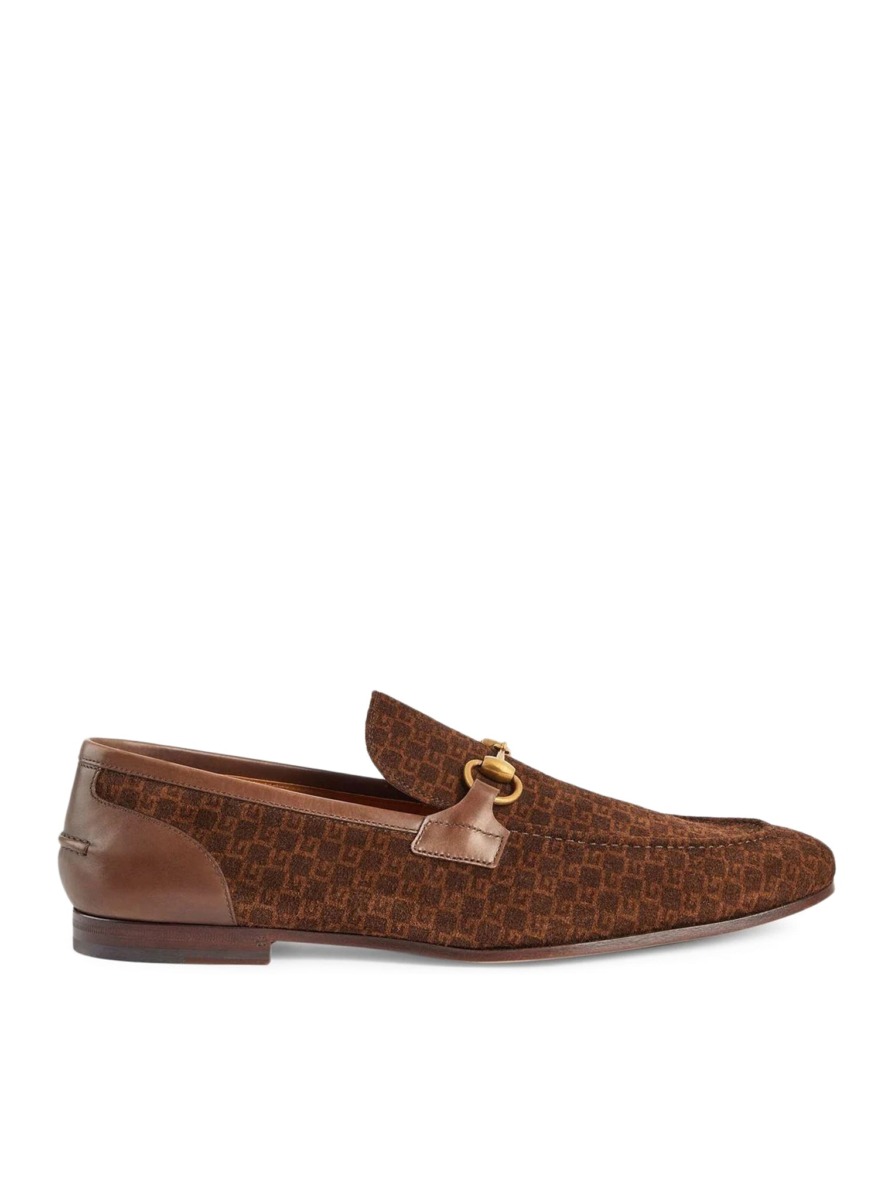 Suitnegozi - Man Moccasins in Brown Gucci GOOFASH