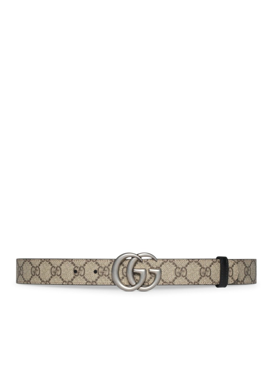 Suitnegozi - Mens Belt in Ivory by Gucci GOOFASH