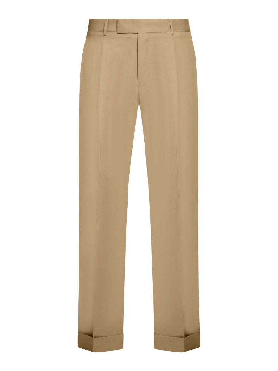 Suitnegozi Men's Trousers in Brown by Pt Torino GOOFASH