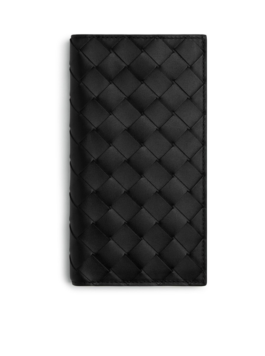 Suitnegozi - Wallet in Black for Man from Bottega Veneta GOOFASH
