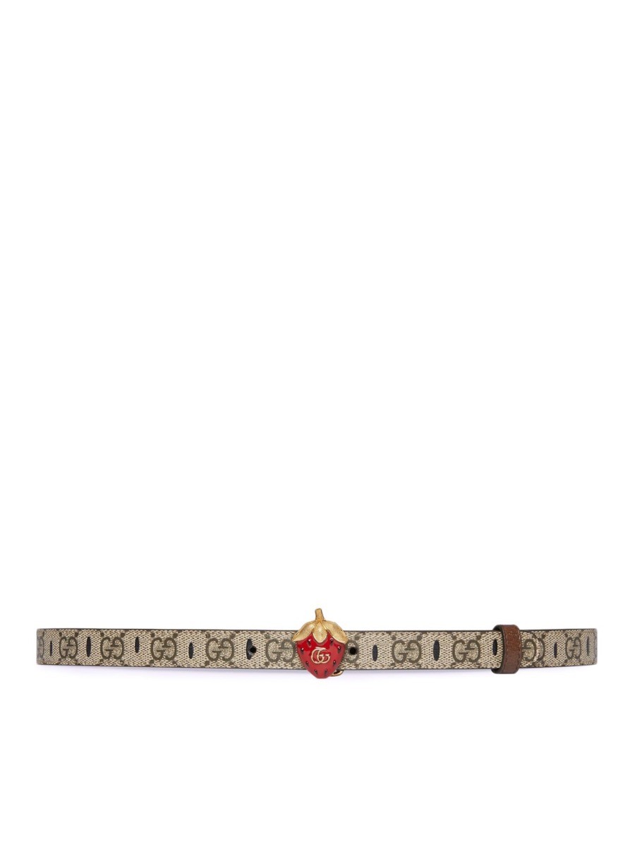 Suitnegozi - Woman Belt in Ivory from Gucci GOOFASH