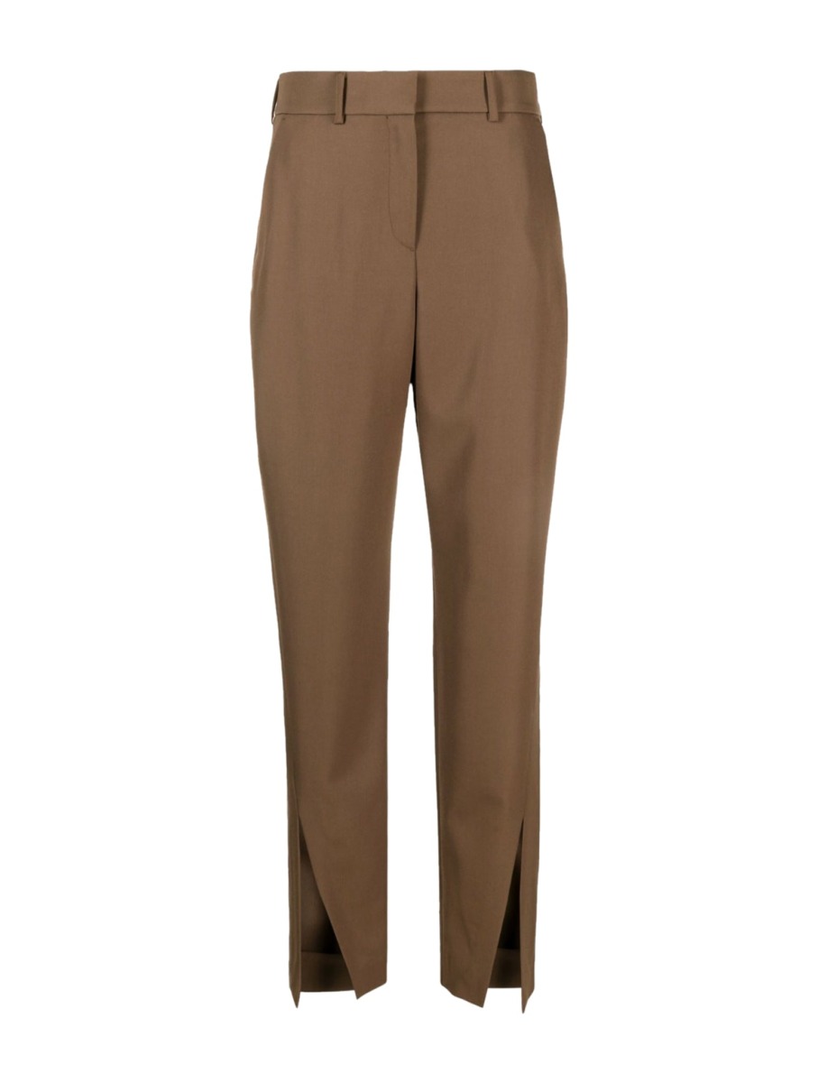 Suitnegozi Women's Trousers in Brown from Balmain GOOFASH