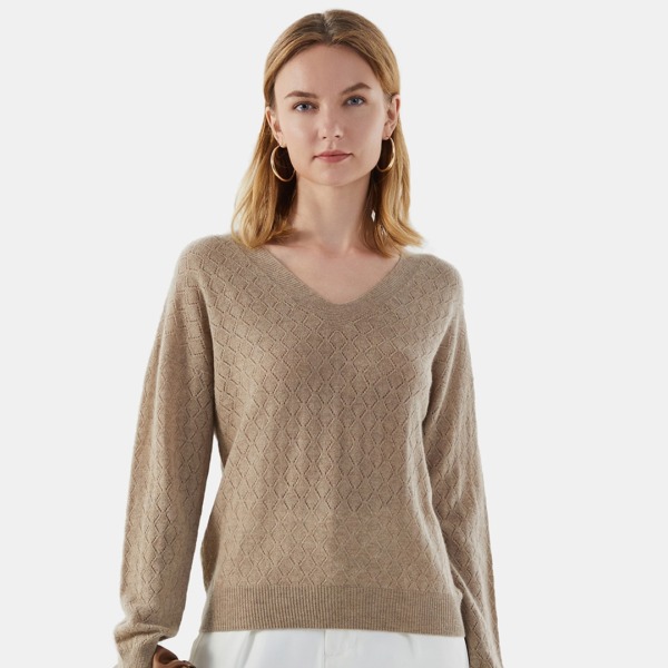 Sweater in Camel - Vivaia - Woman GOOFASH