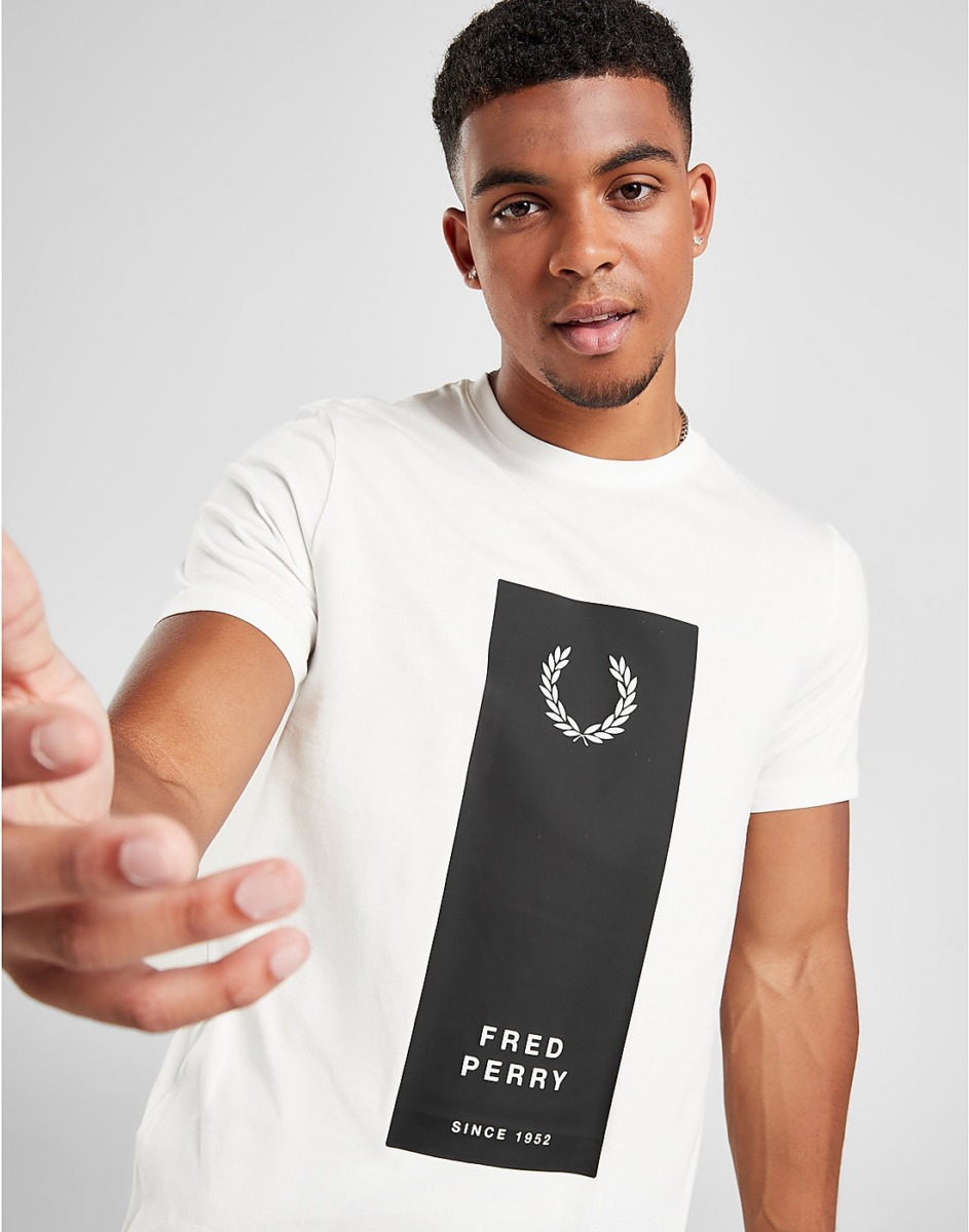 T-Shirt - White - Fred Perry - JD Sports GOOFASH