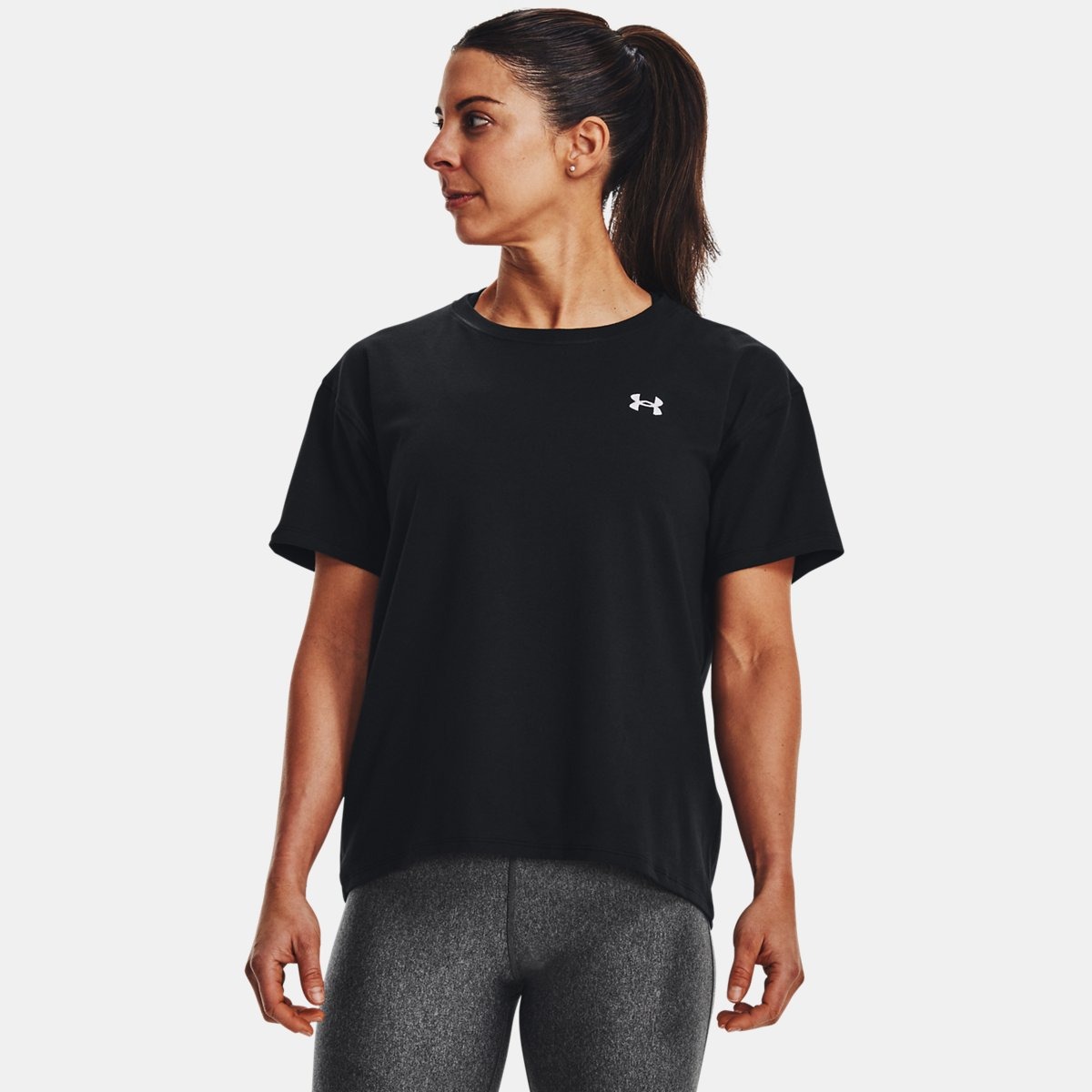 T-Shirt in Black at Under Armour GOOFASH