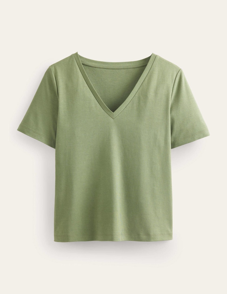 T-Shirt in Green Boden Woman GOOFASH