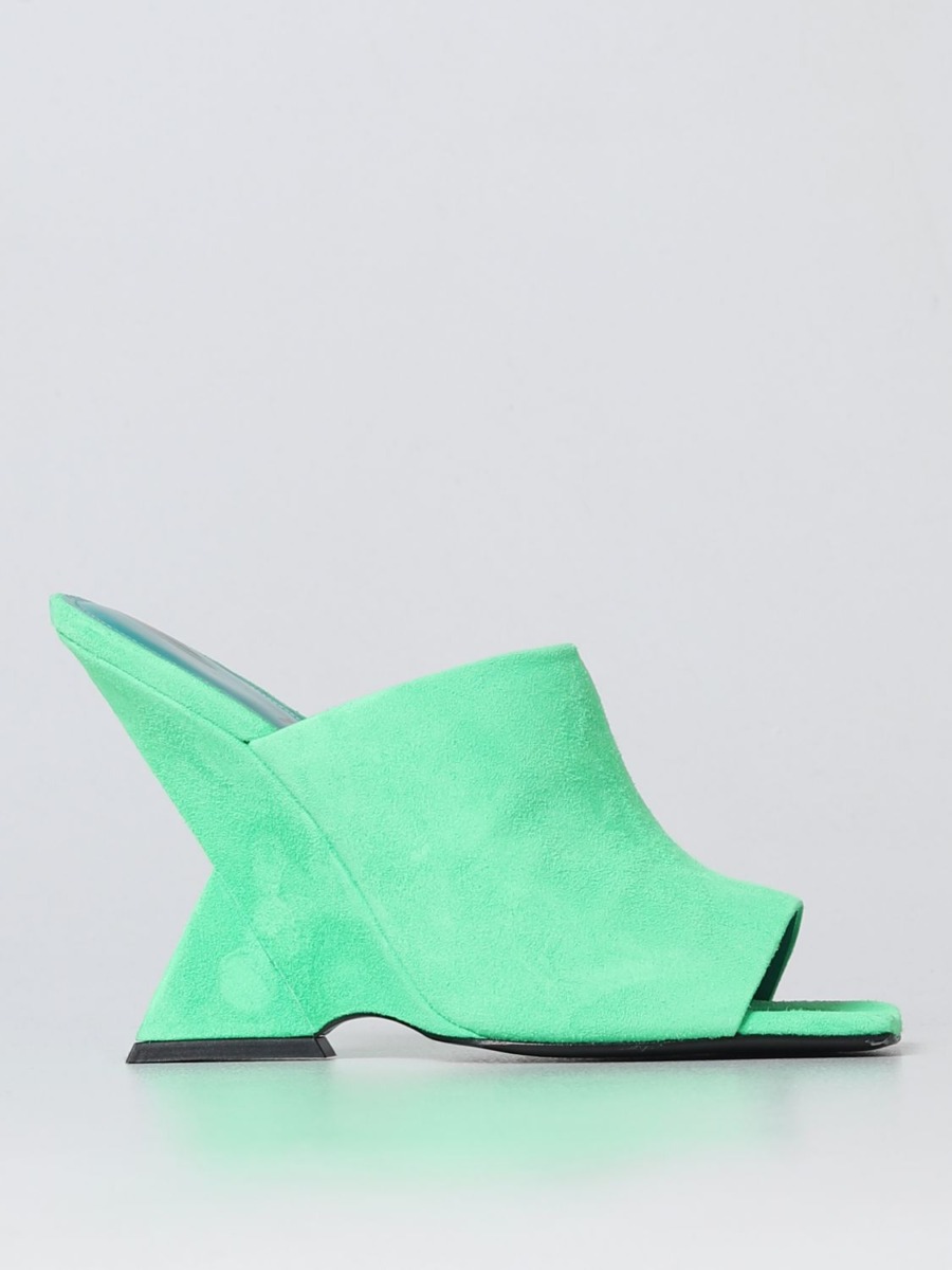 Thetico - Lady Green Heeled Sandals from Giglio GOOFASH