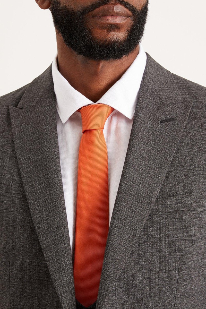 Tie in Orange - Man - Burton GOOFASH