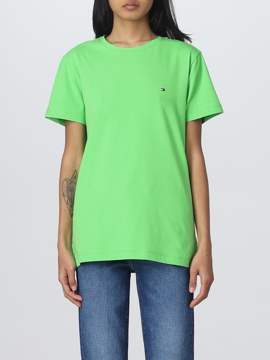 Tommy Hilfiger Green T-Shirt from Giglio GOOFASH