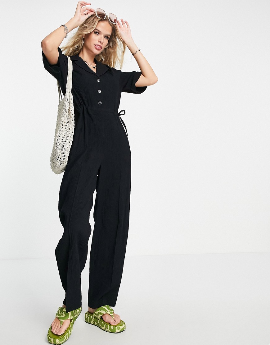Topshop - Jumpsuit in Black from Asos GOOFASH