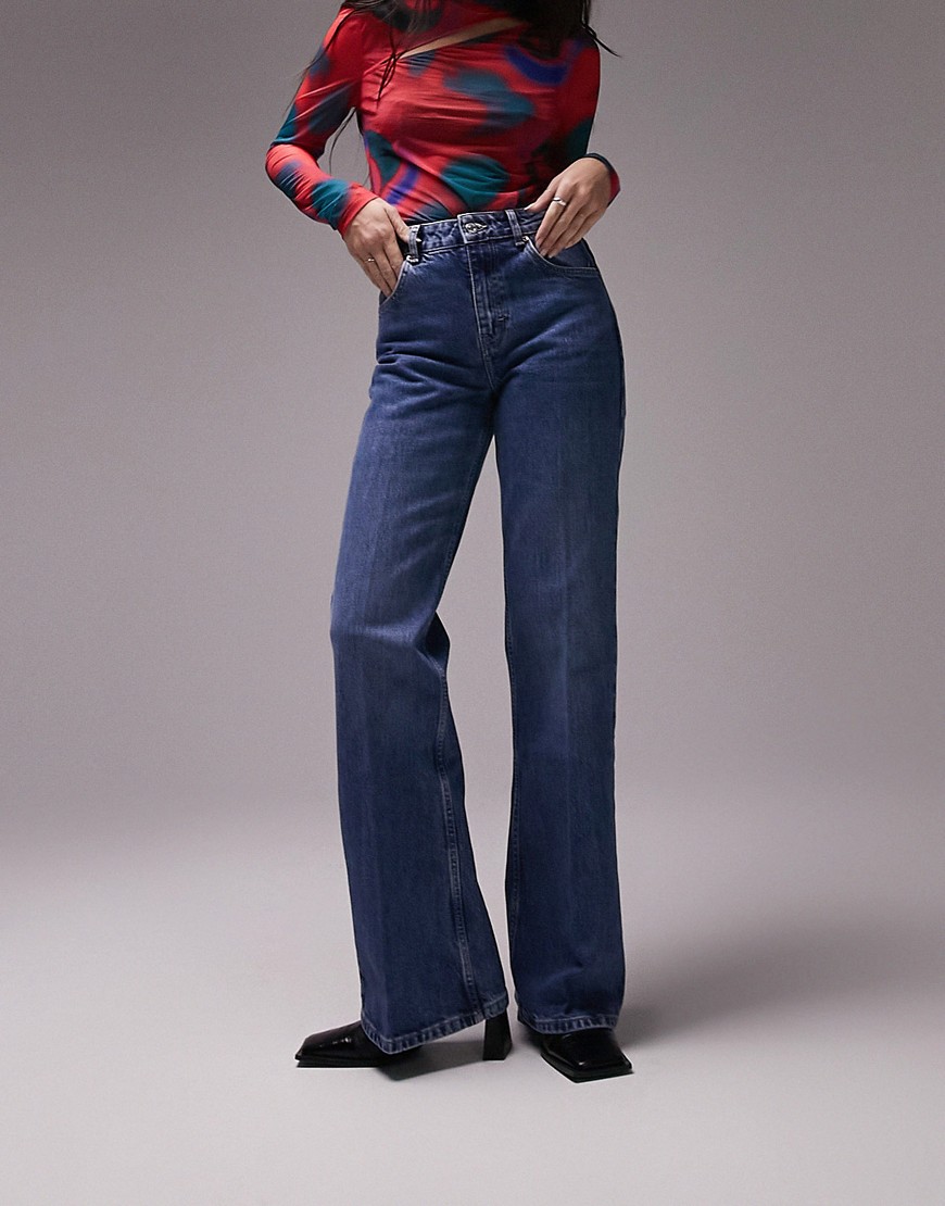 Topshop Woman Jeans in Blue by Asos GOOFASH