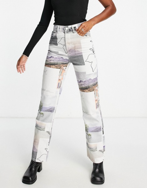 Topshop - Women's Jeans in Multicolor Asos GOOFASH
