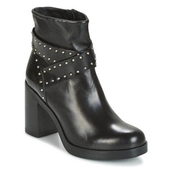 Tosca Blu Lady Ankle Boots in Black by Spartoo GOOFASH