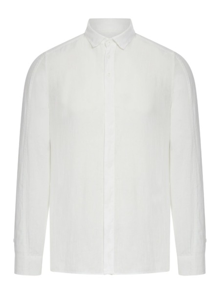 Transit Men's Shirt in White - Suitnegozi GOOFASH