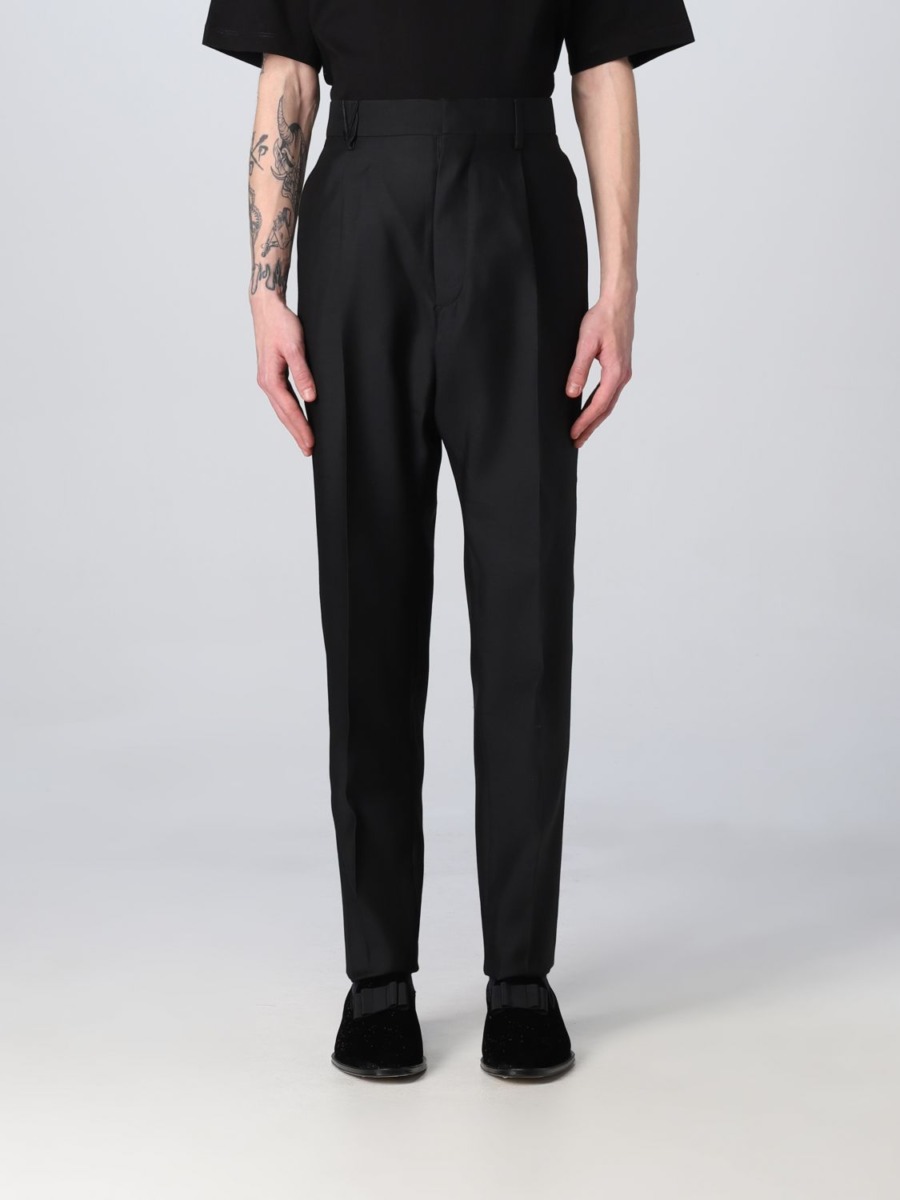 Trousers Black - Dsquared2 Gents - Giglio GOOFASH