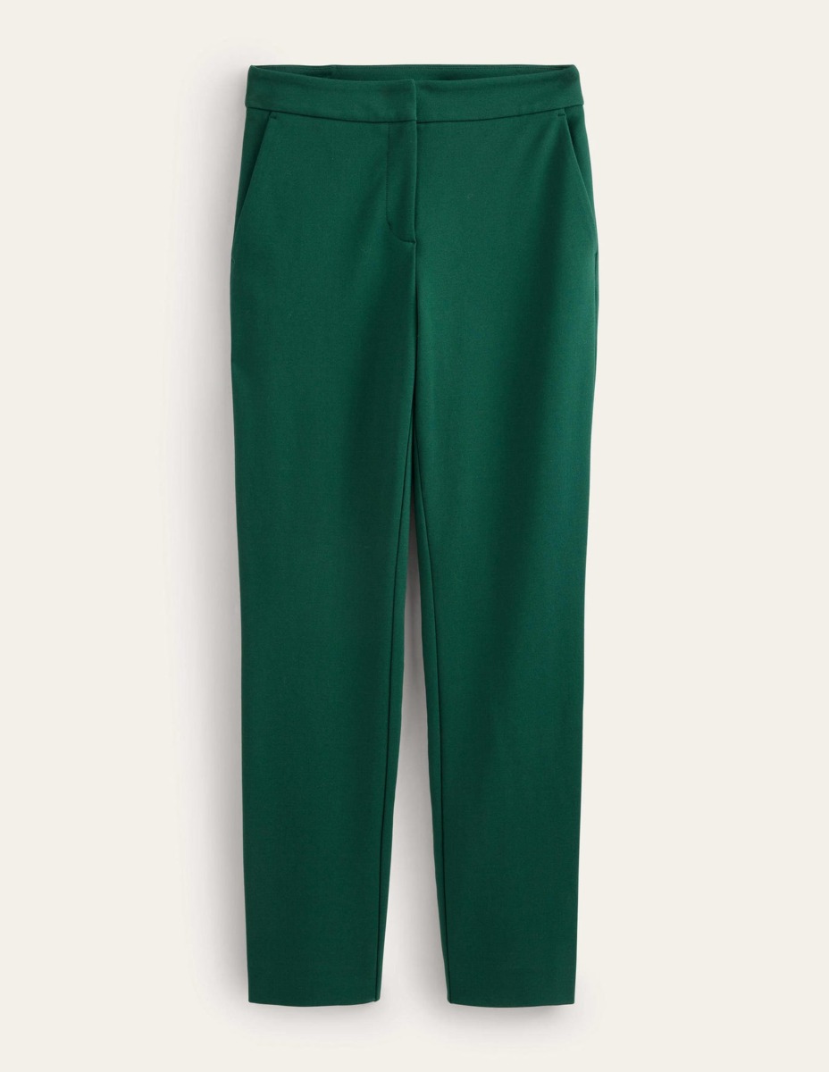 Trousers in Green by Boden GOOFASH