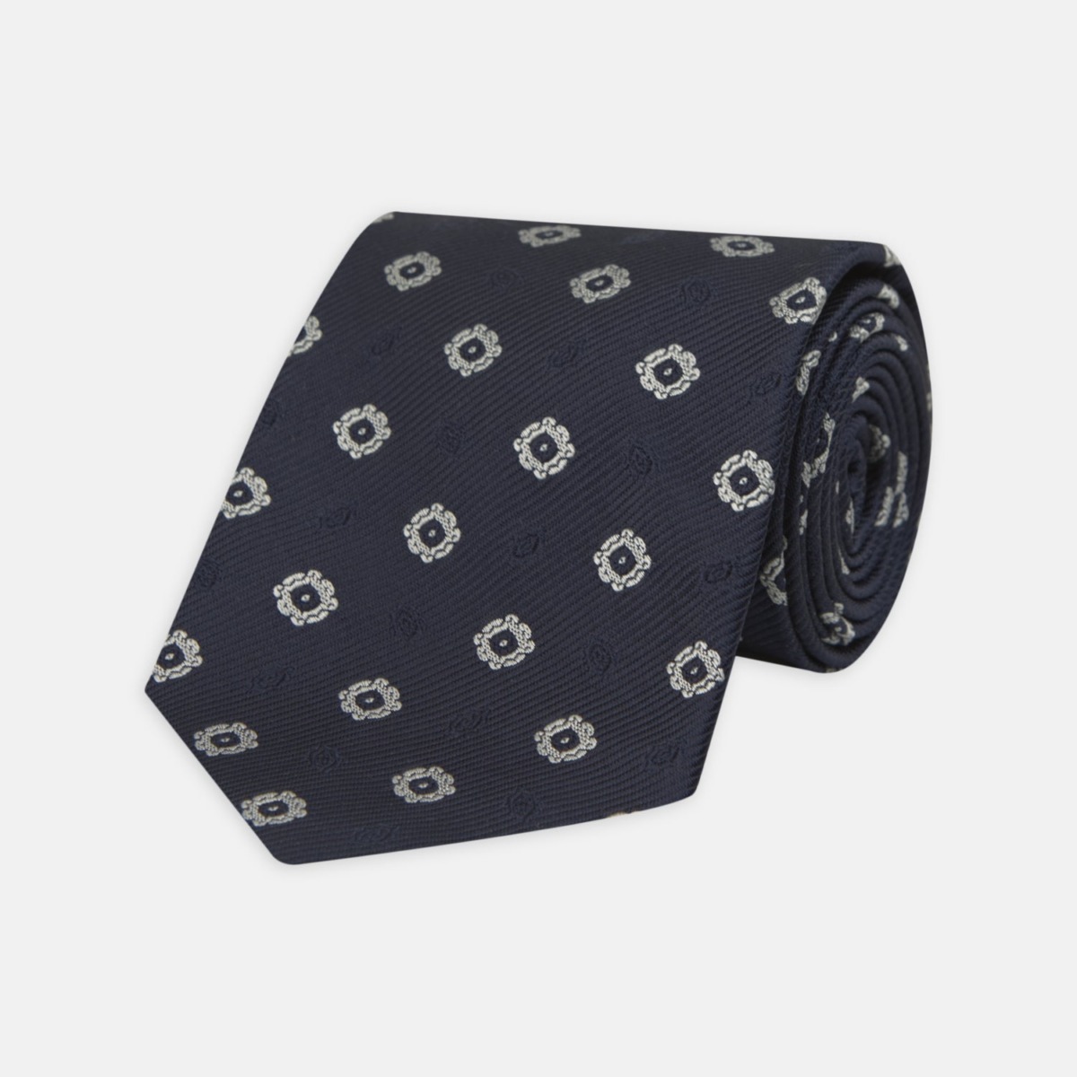 Turnbull And Asser - Gent Tie in Silver Turnbull & Asser GOOFASH