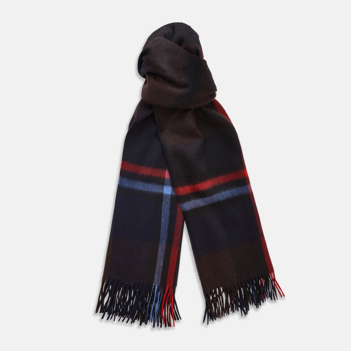 Turnbull And Asser Gents Checked Scarf GOOFASH
