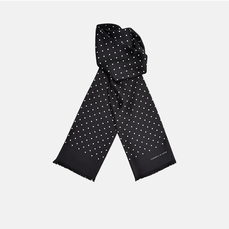 Turnbull And Asser - Gents Scarf in White from Turnbull & Asser GOOFASH