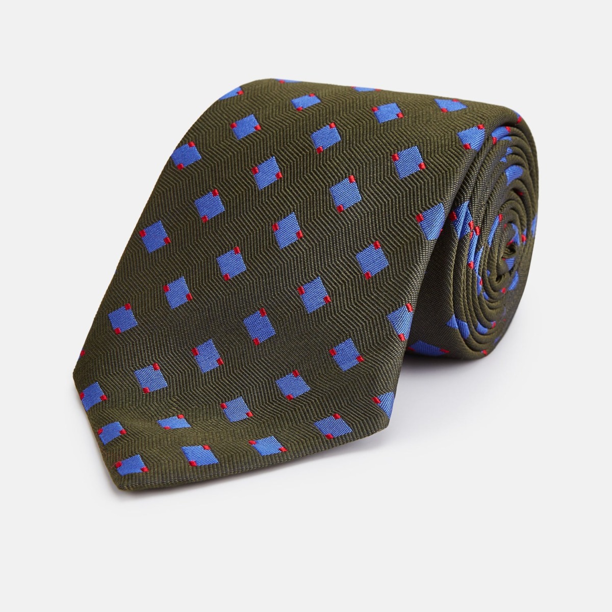 Turnbull And Asser Gents Tie Green GOOFASH