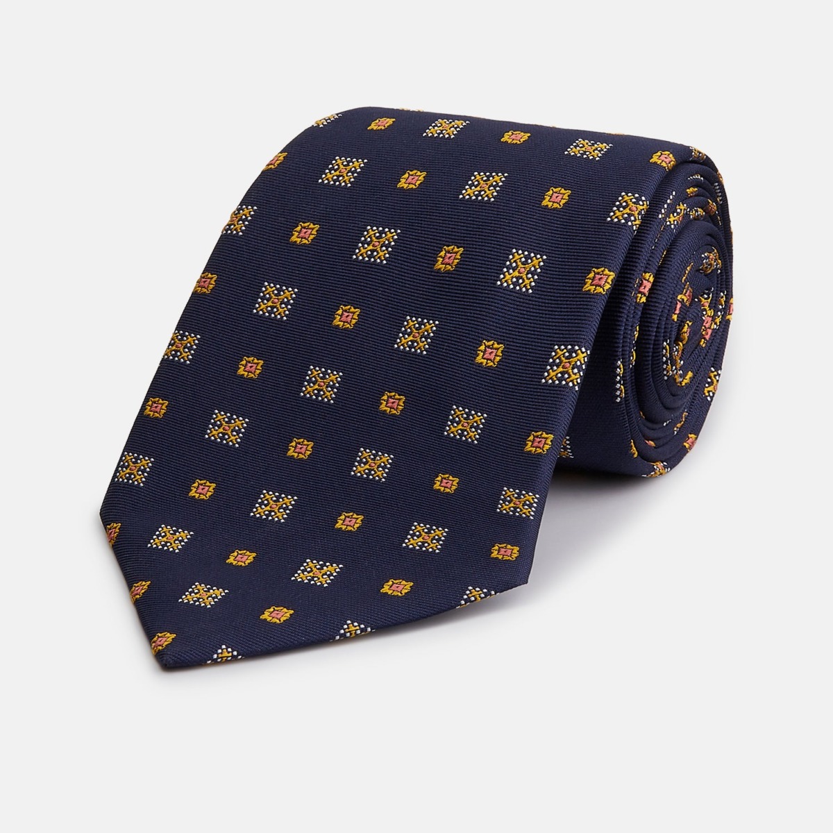 Turnbull And Asser Man Tie in Yellow from Turnbull & Asser GOOFASH
