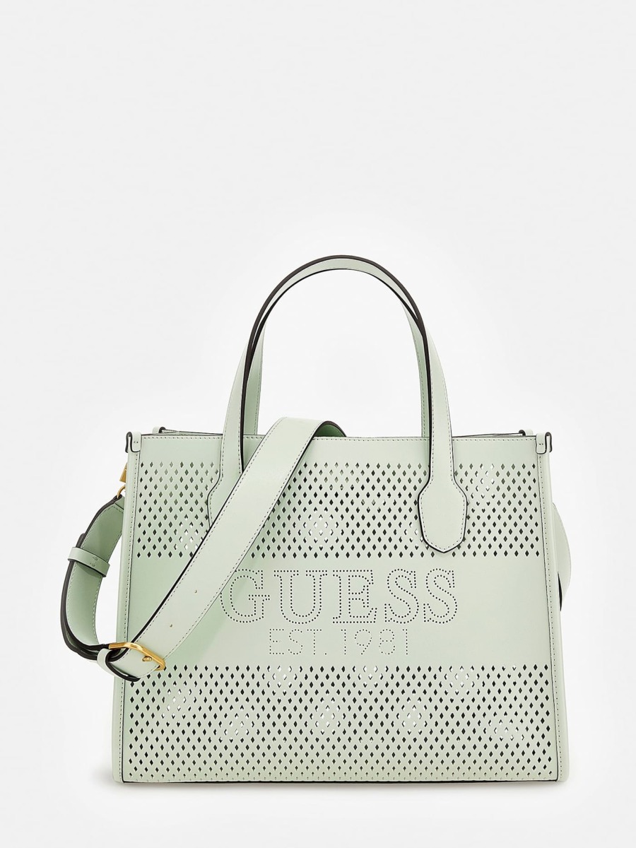 Turquoise Handbag Ladies - Guess GOOFASH