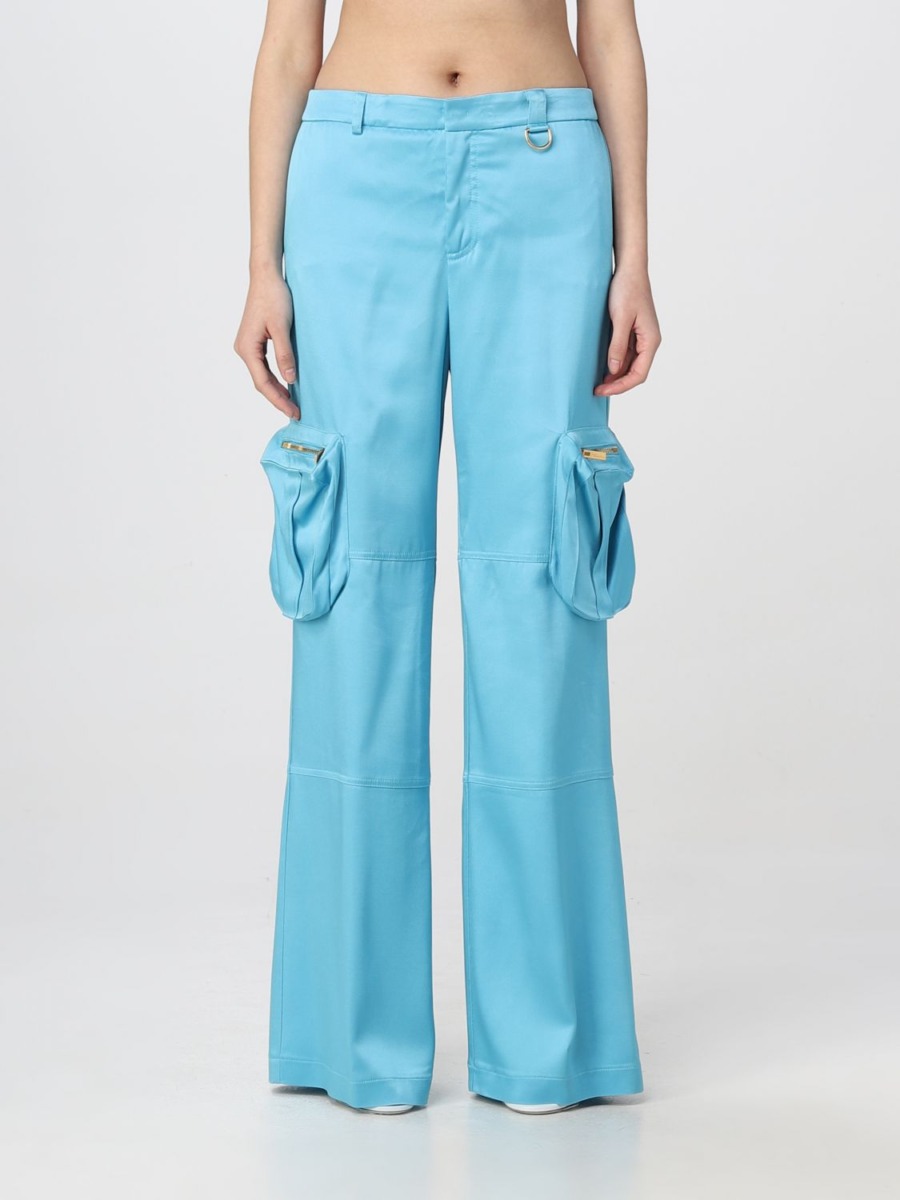 Turquoise - Trousers - Blumarine - Ladies - Giglio GOOFASH