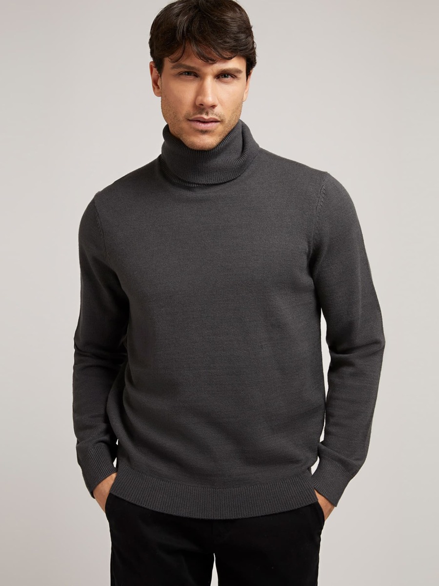 Turtleneck Grey by Guess GOOFASH