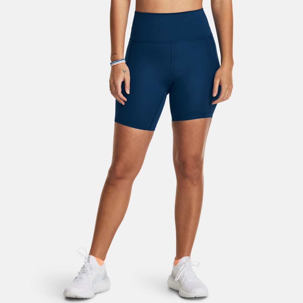 Under Armour Blue Shorts for Women GOOFASH