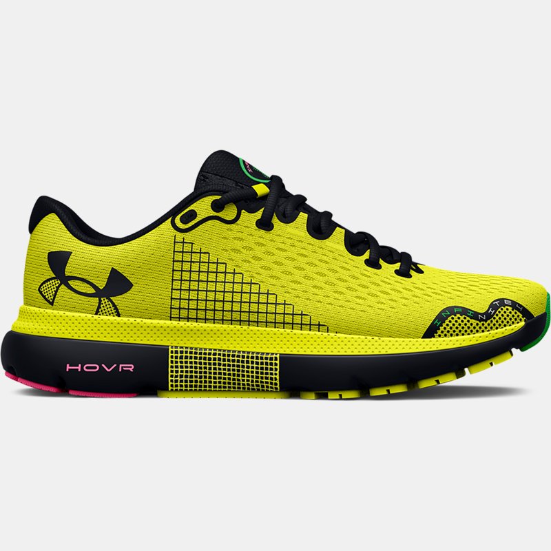 Under Armour Gents Yellow Running Shoes GOOFASH