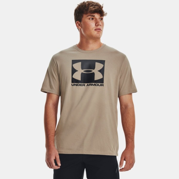 Under Armour - Man Brown T-Shirt GOOFASH