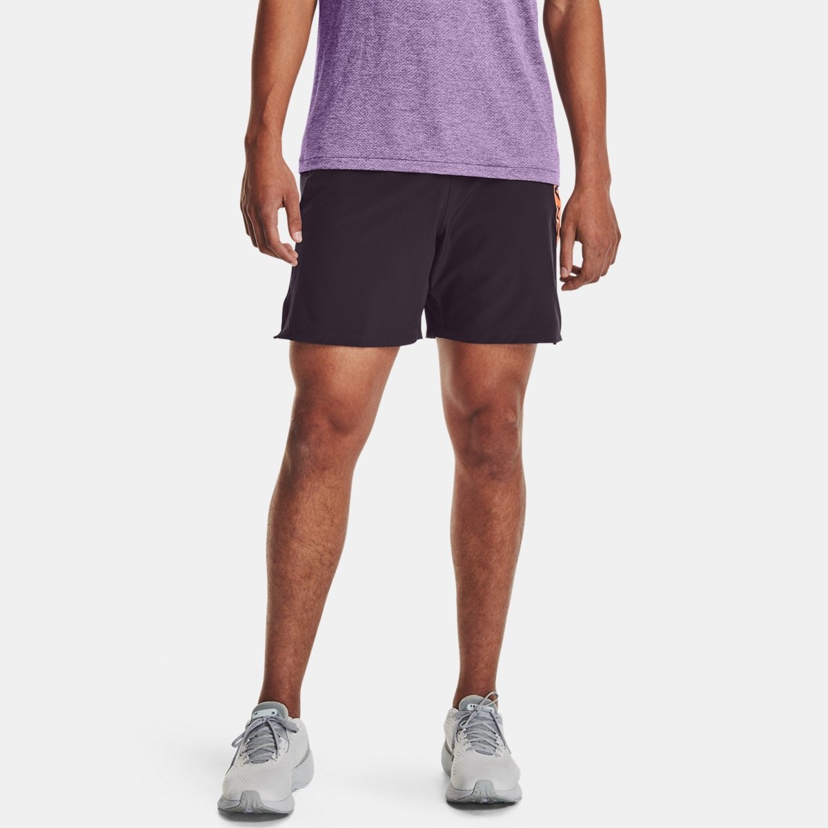 Under Armour Man Shorts in Purple GOOFASH