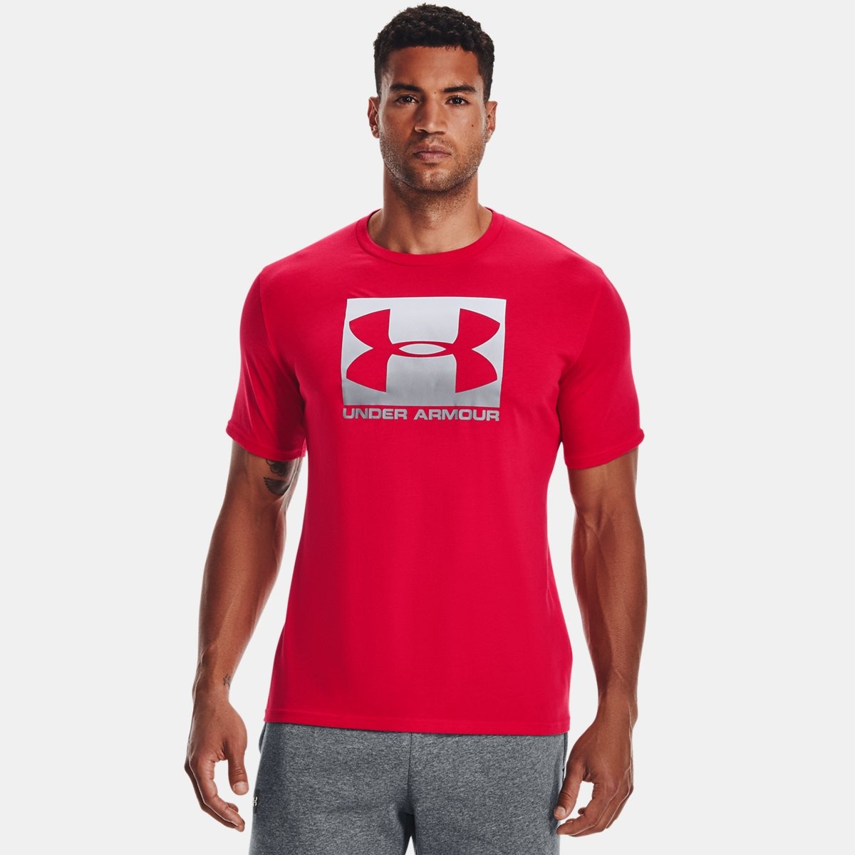 Under Armour - Red Gents T-Shirt GOOFASH