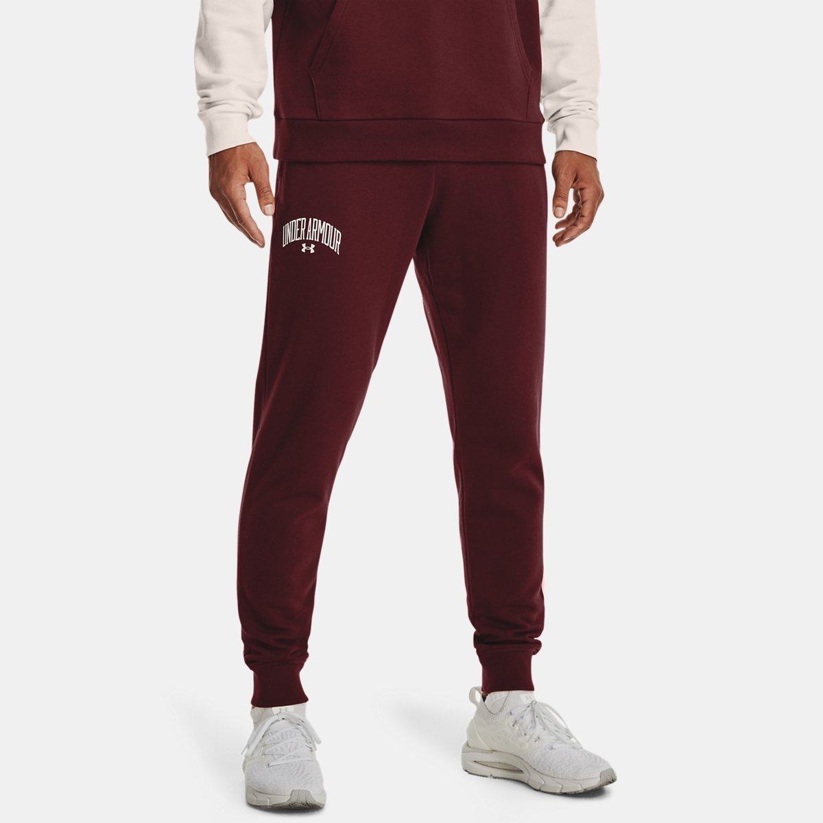Under Armour Red Joggers Man GOOFASH