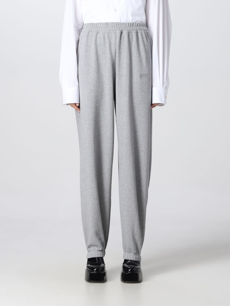 Vetements - Trousers in Grey for Woman at Giglio GOOFASH