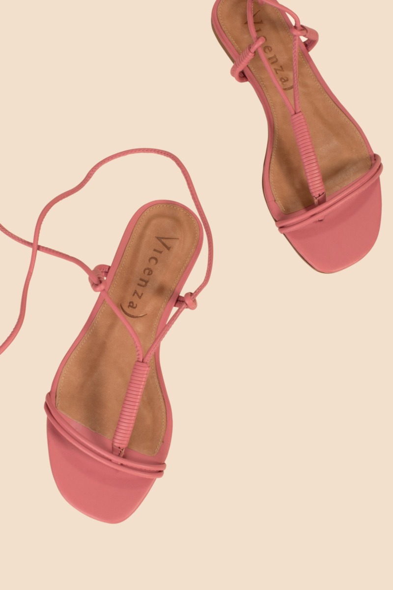 Vicenza Calcados Womens Strap Sandals Pink - Trina Turk GOOFASH