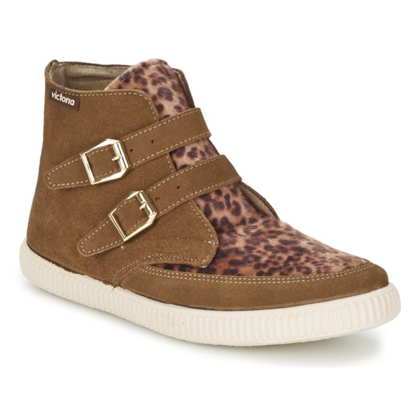 Victoria - Woman Sneakers Brown at Spartoo GOOFASH