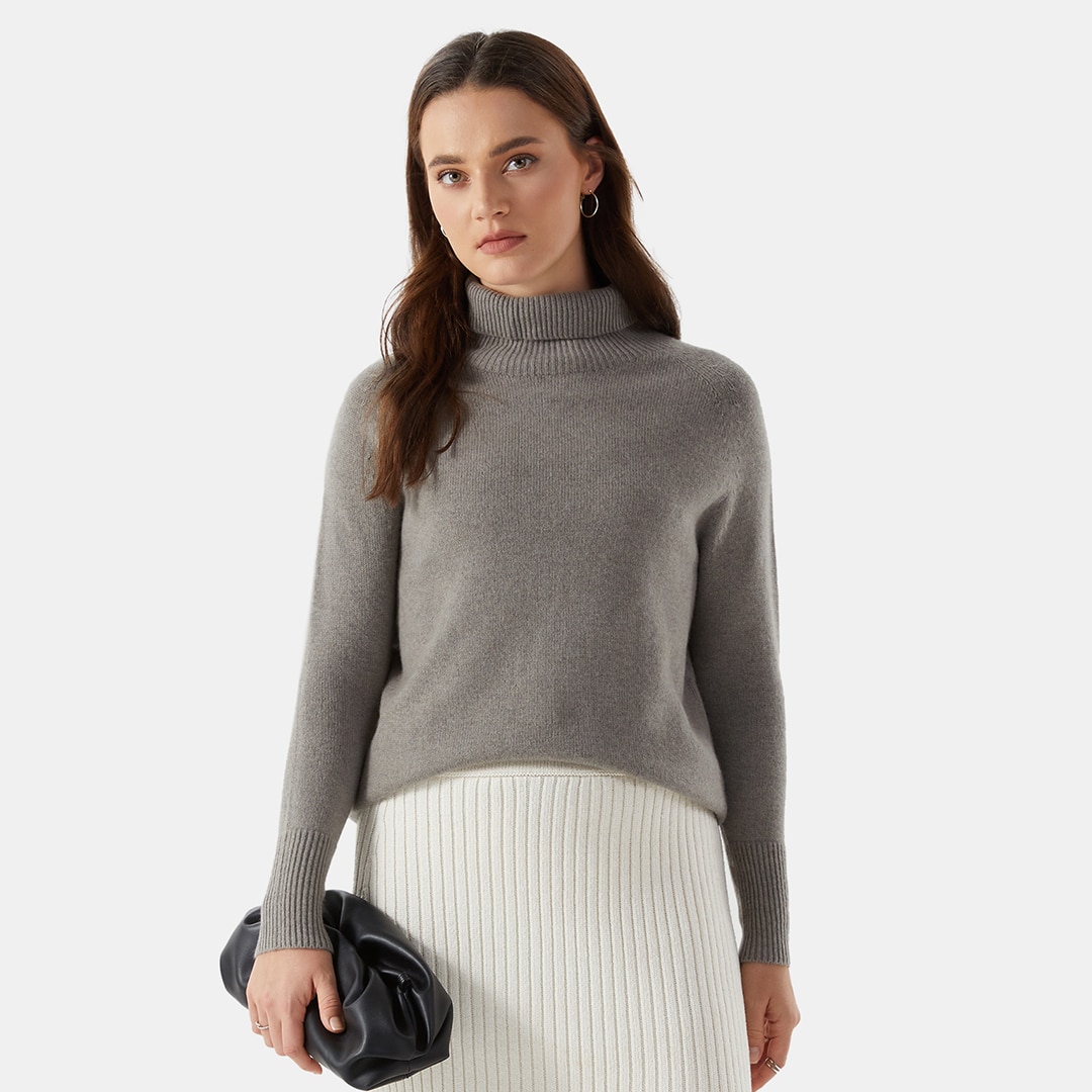 Vivaia Sweater Grey GOOFASH