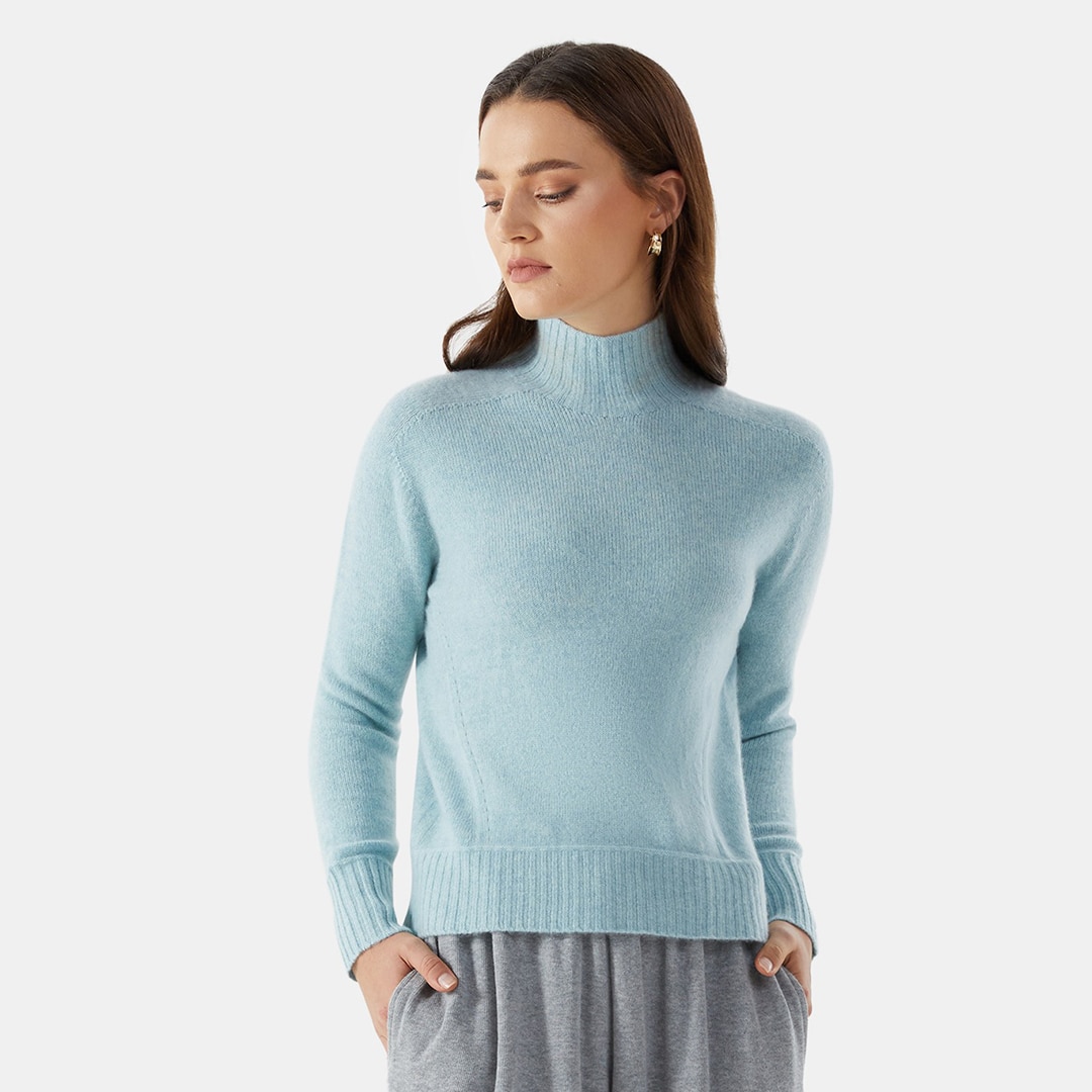 Vivaia - Sweater in Blue for Woman GOOFASH