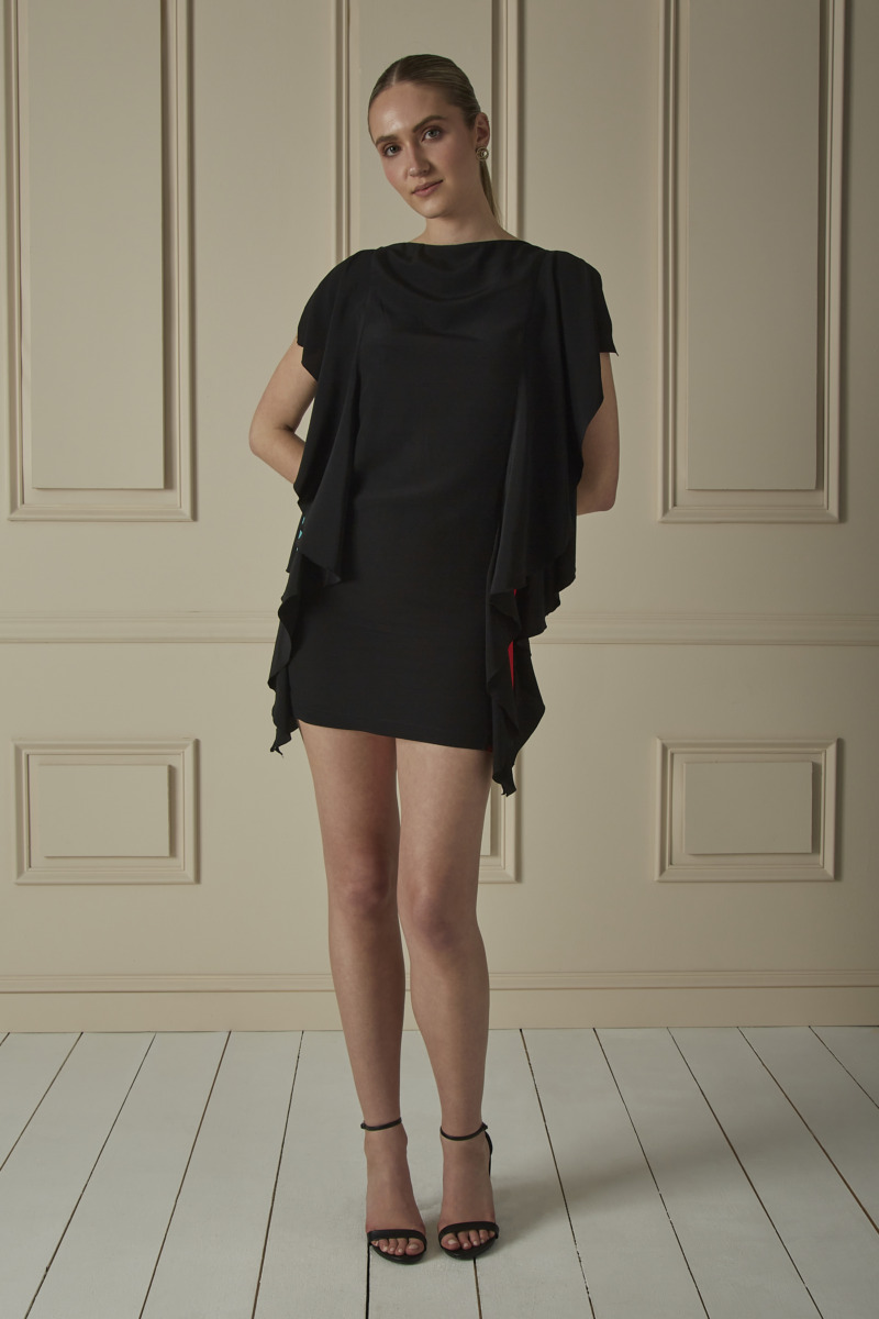 WGACA Lady Mini Dress Black from Chloé GOOFASH